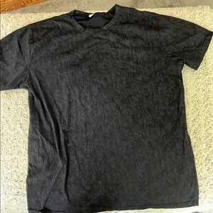 Black Short Sleeve Crew Neck Tee